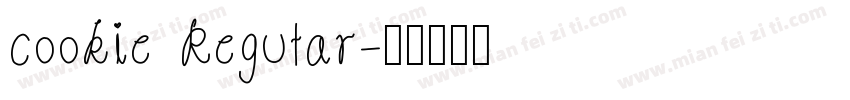 cookie Regutar字体转换